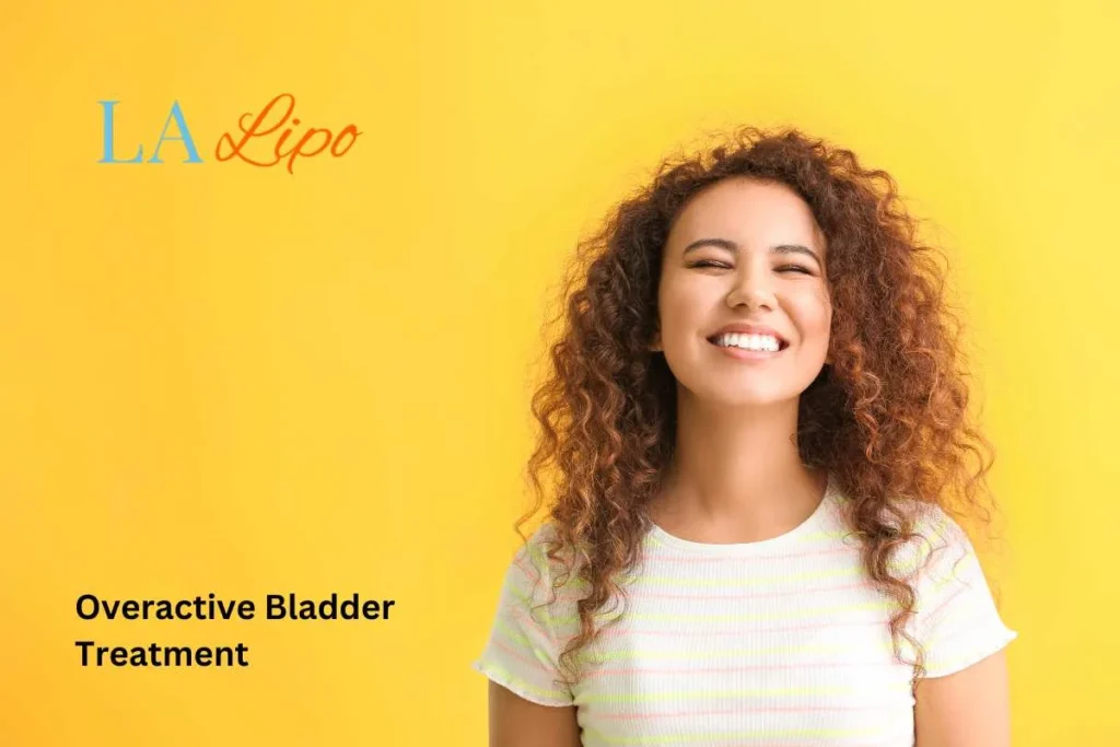 woman smiling about overactive bladder treatment Kings Langley solutions